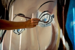 Nowy mural na os. Kopernika