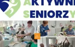 aktywność osób starszych z logo programu asy