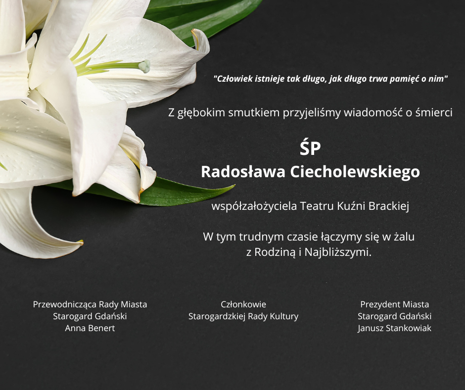 Grafika z&nbsp;kondolencjami.