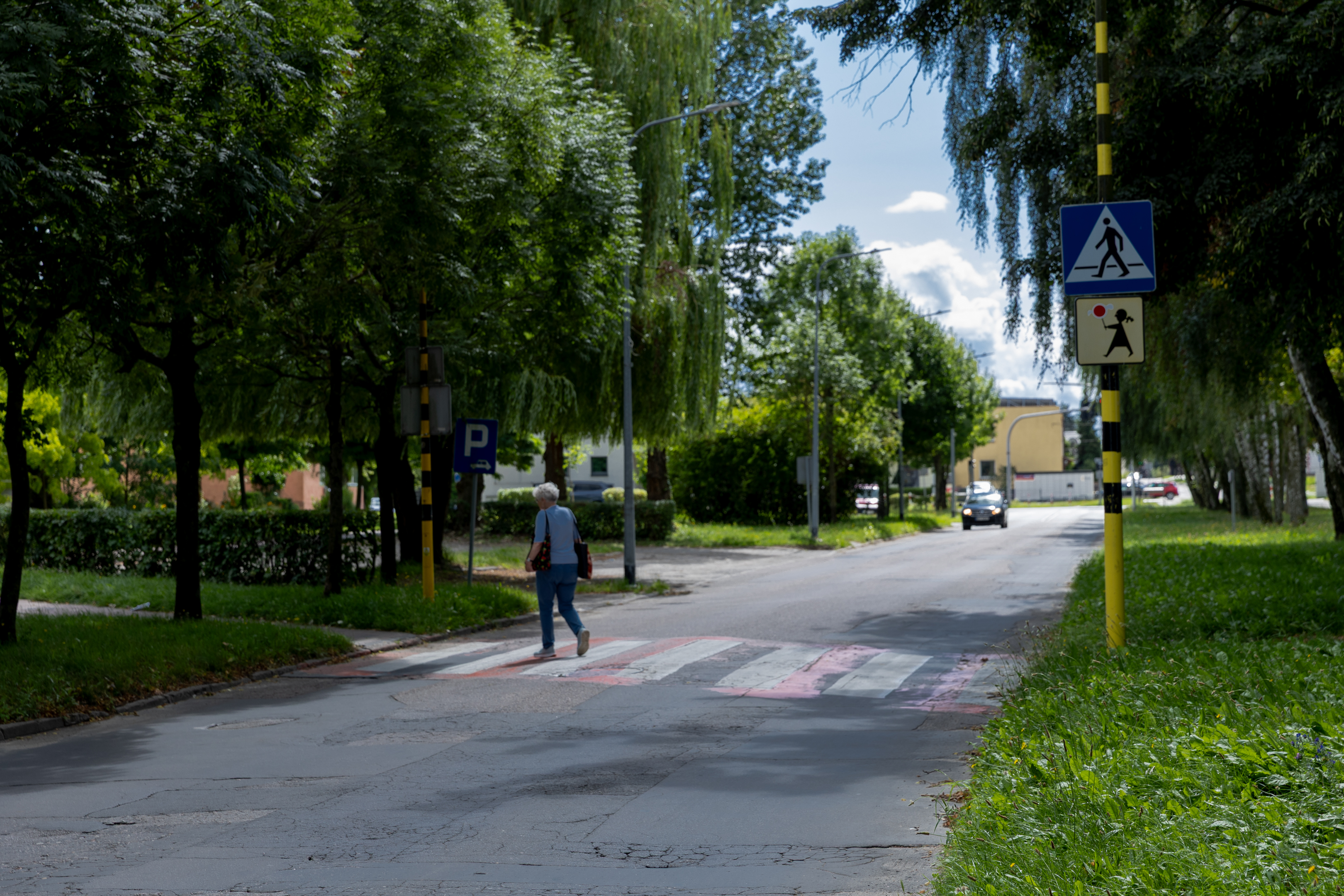 widok na&nbsp;ulicę