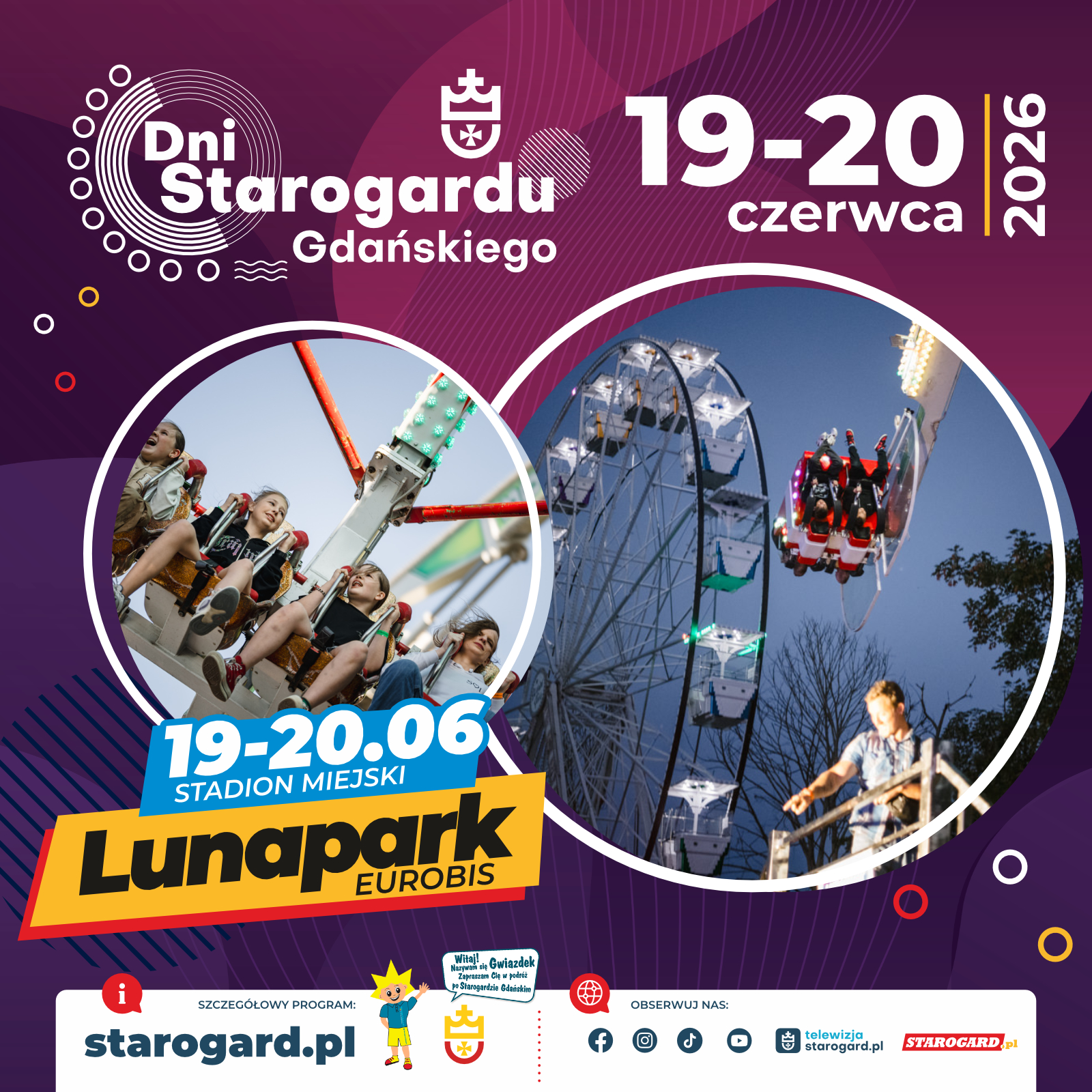 Plakat lunaparku.