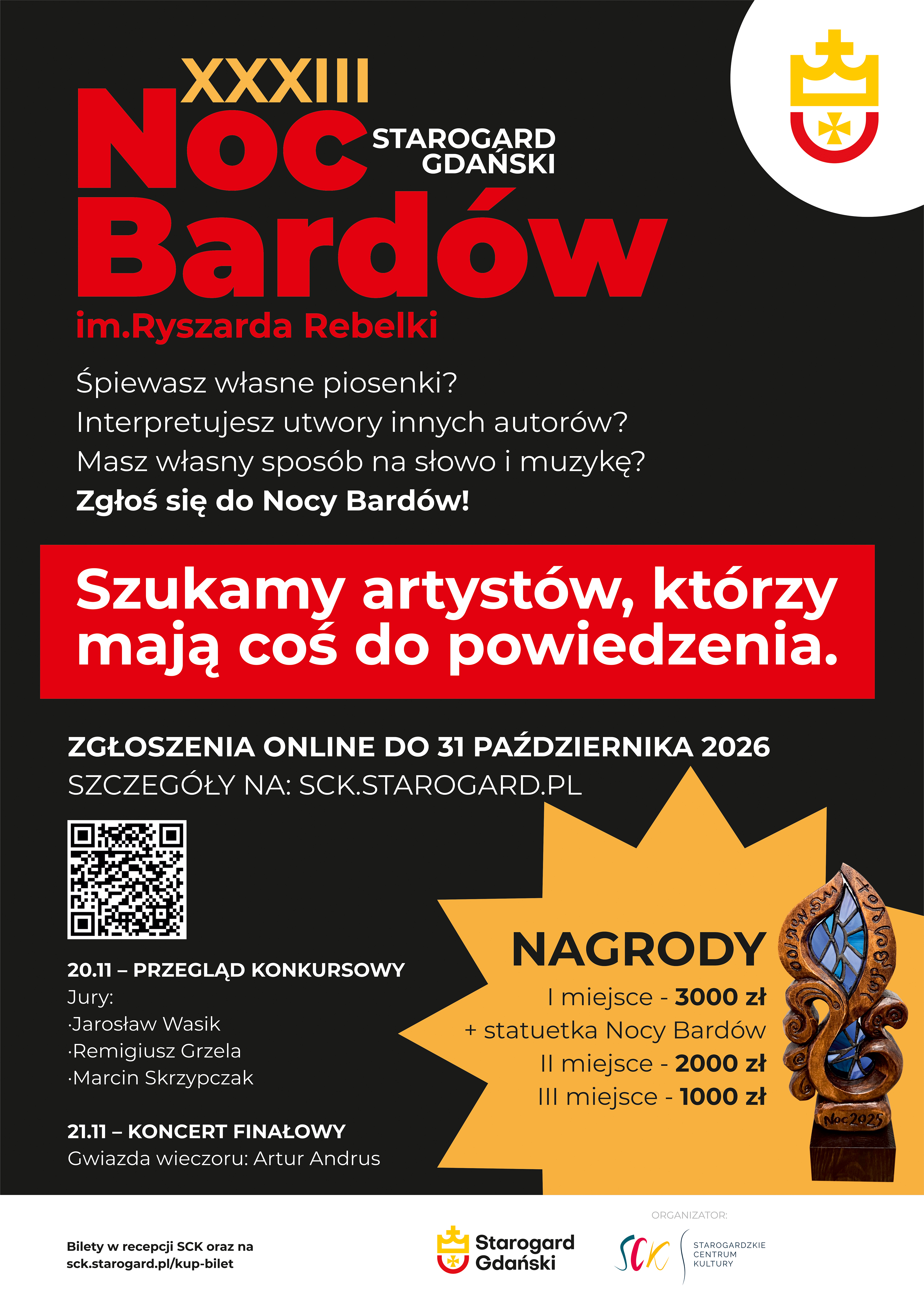 Zgłoszenie - Noc Bard&oacute;w