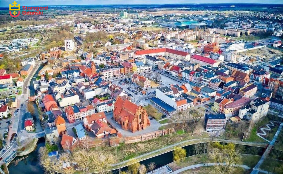widok na&nbsp;miasto z&nbsp;loty ptaka