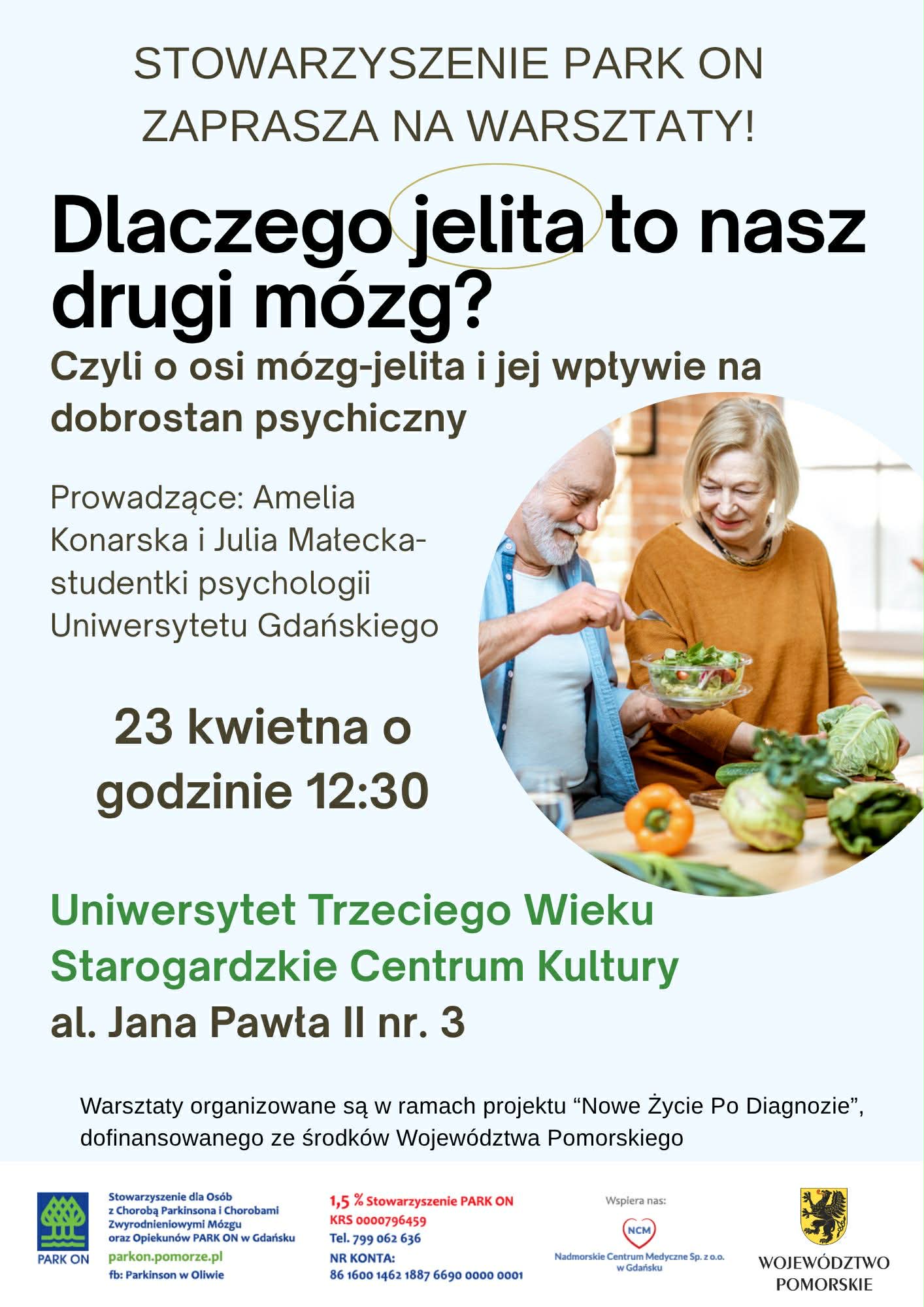 Plakat o&nbsp;wykładzie w&nbsp;SCK.