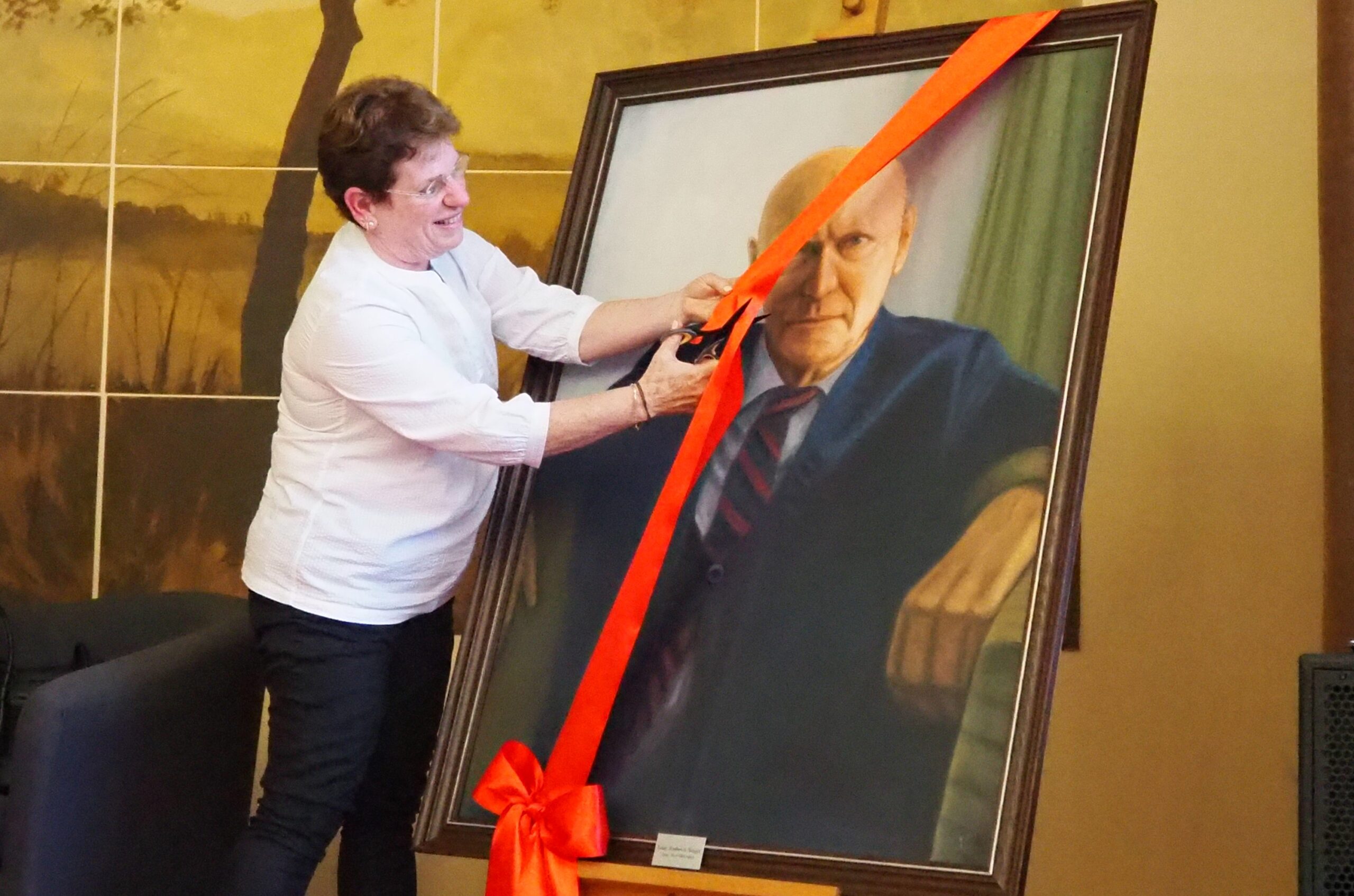 Wnuczka Isaaca Bashevisa Singera Meirav Hen odsłania portet swojego dziadka. 