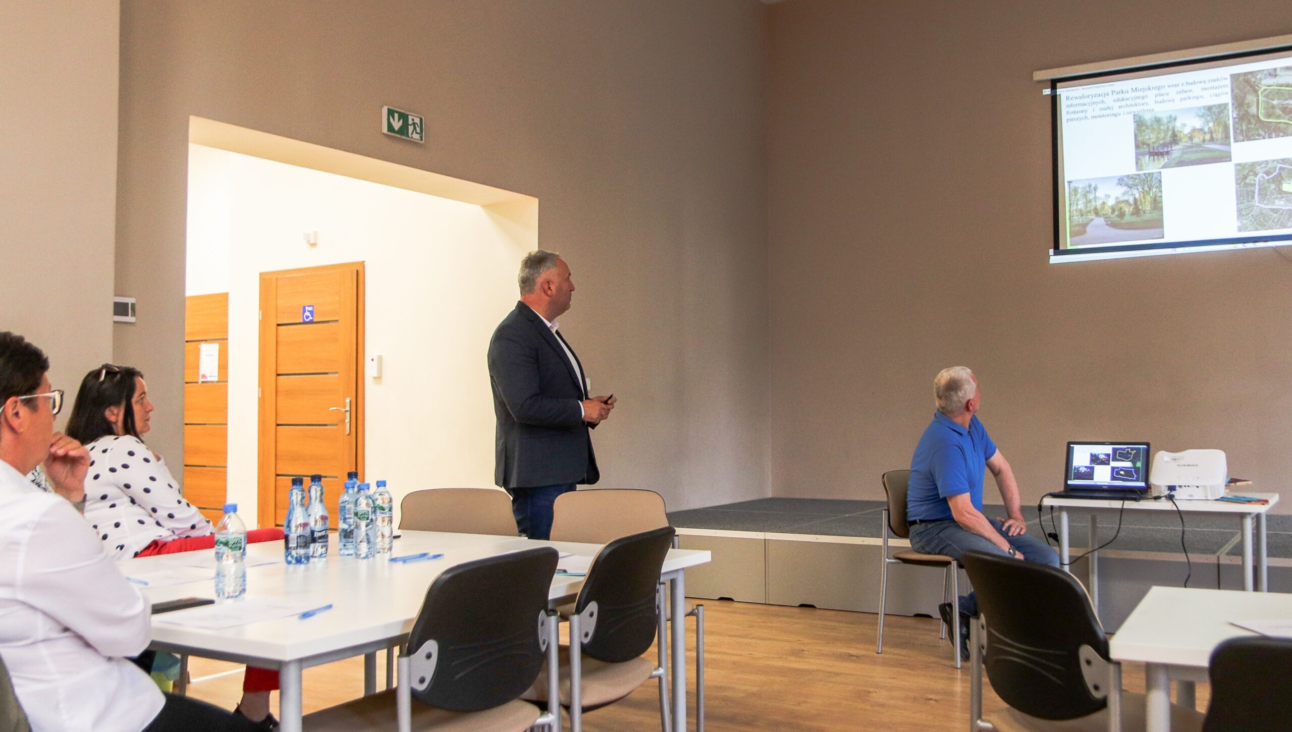 Wiceprezydent Tadeusz Błędzki przypomina realizacje w ramach projektu Rewitalizacja Śródmieścia Starogardu Gdańskiego