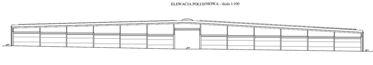 Wizualizacja elewacji południowej