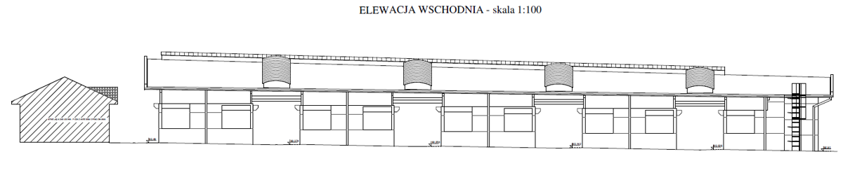 Wizualizacja elewacji wschodniej