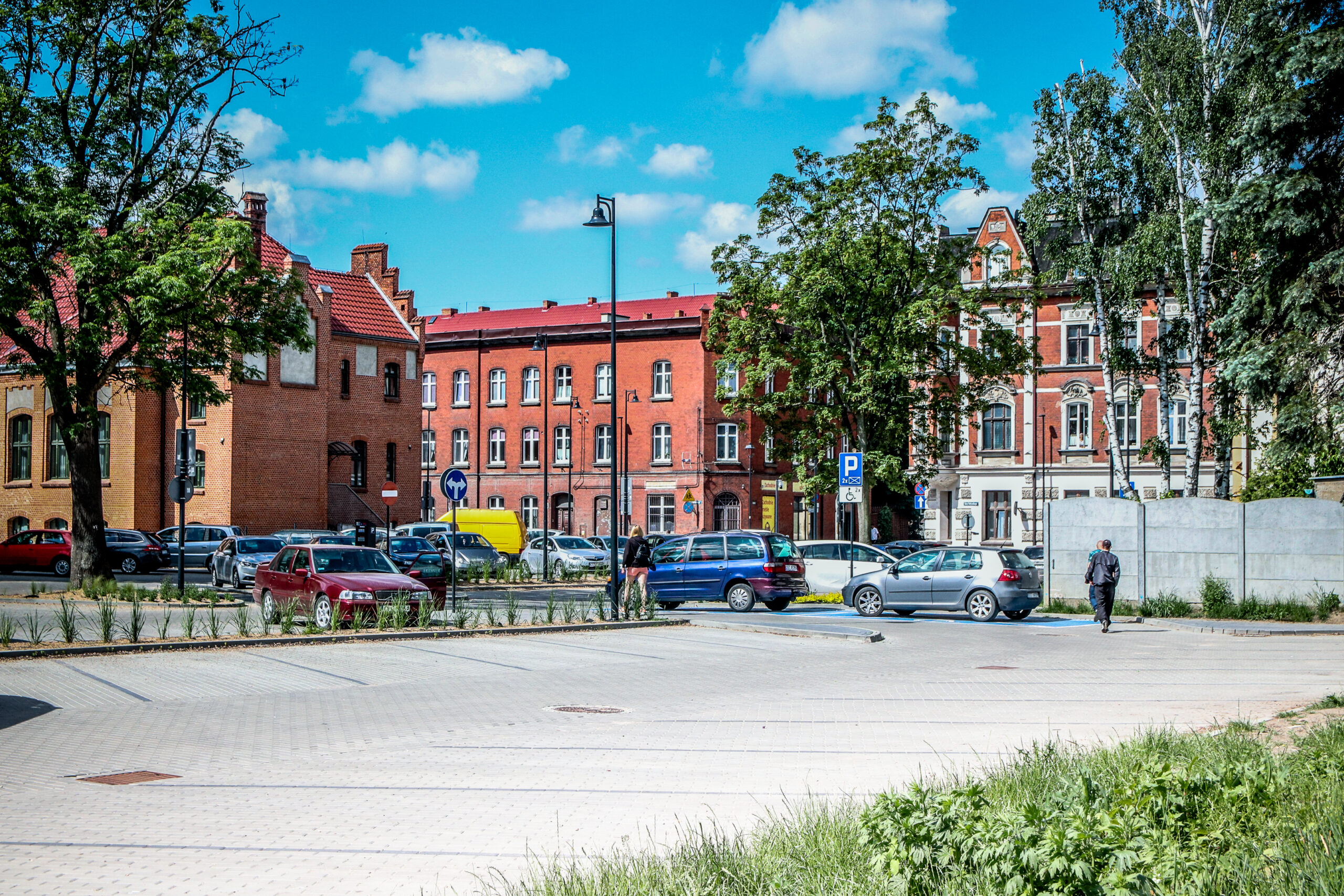 Widok na parking