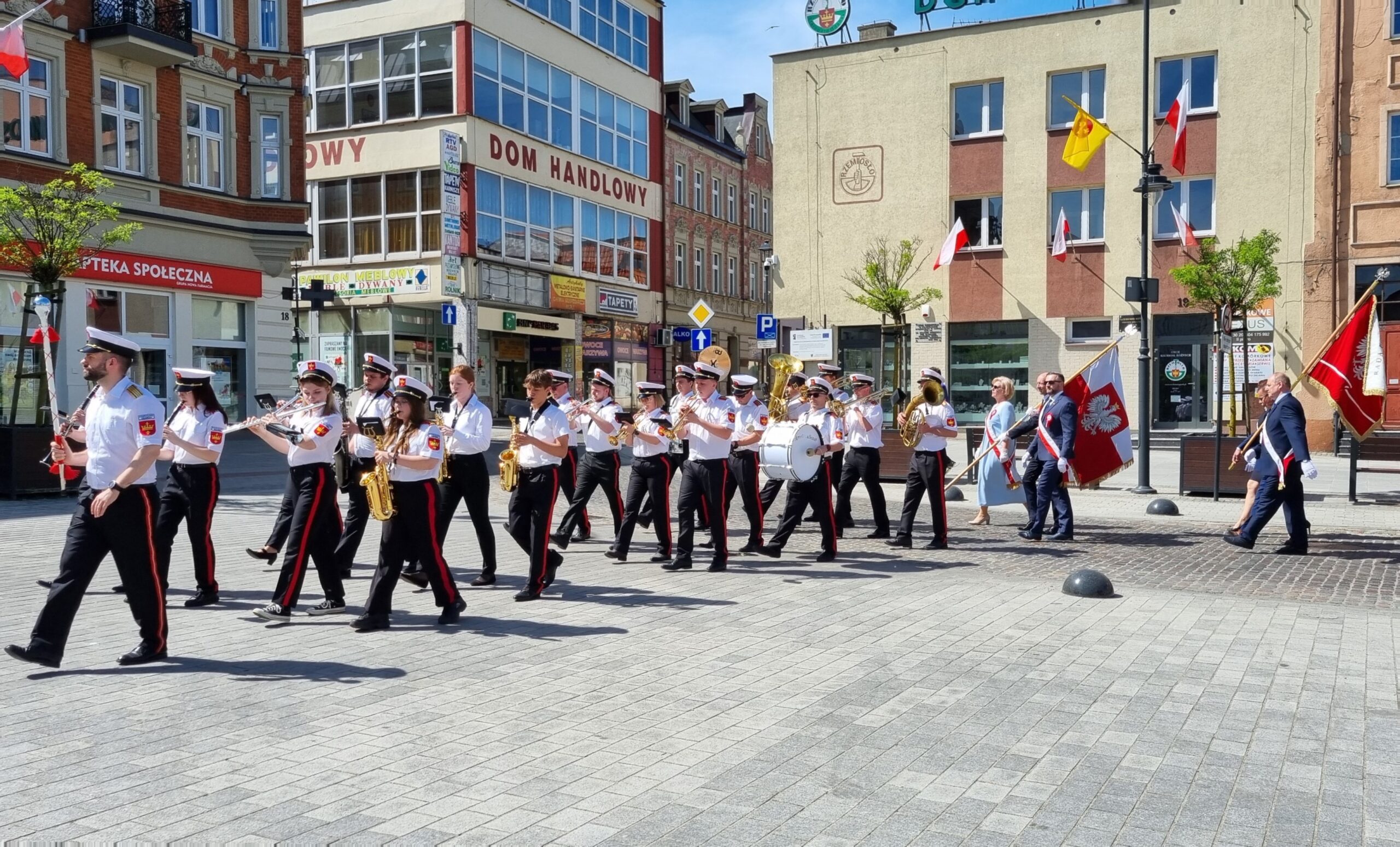 Przemarsz prowadziła Orkiestra Dęta Starogardzkiego Centrum Kultury