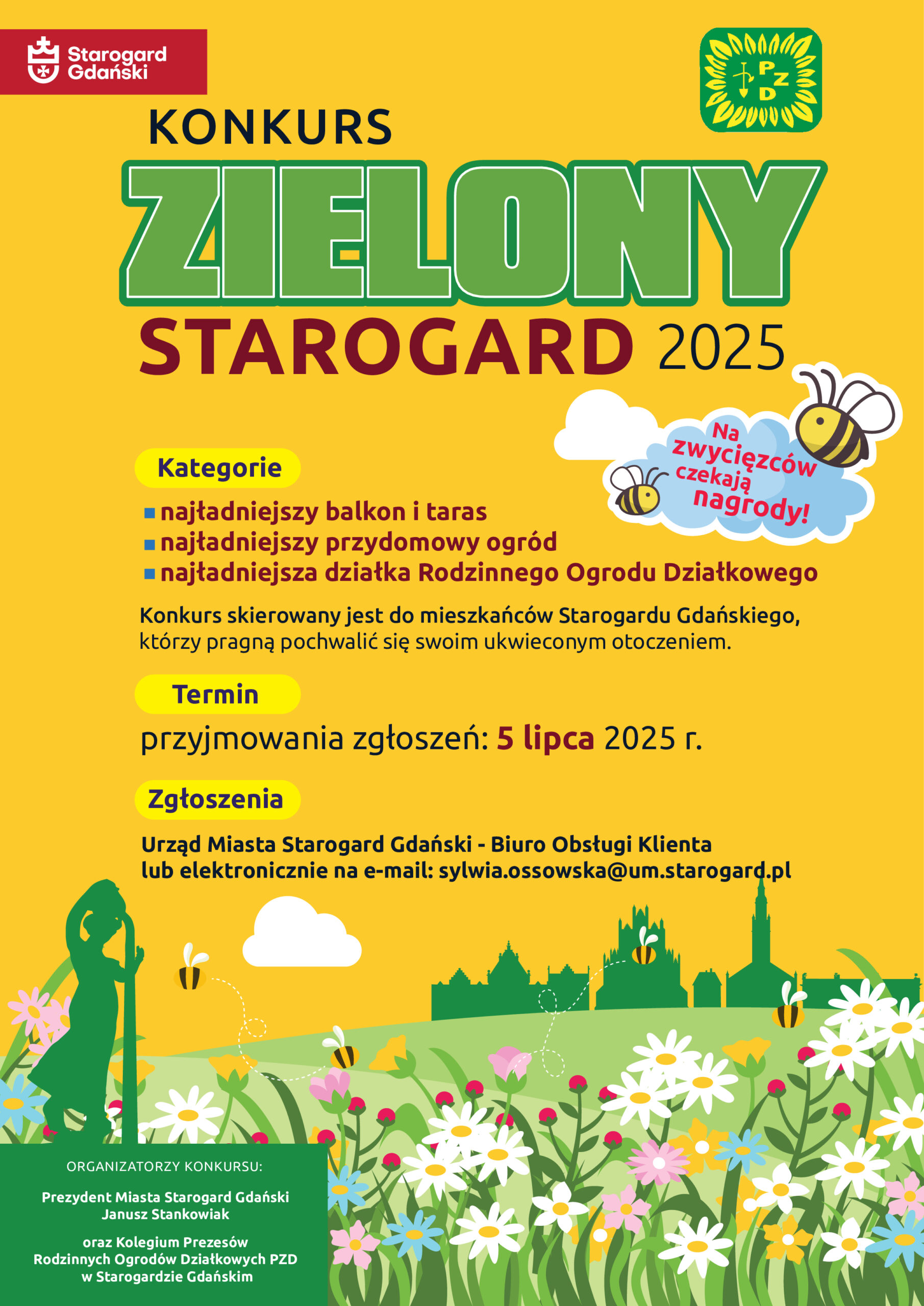 Plakat informujący o plebiscycie.