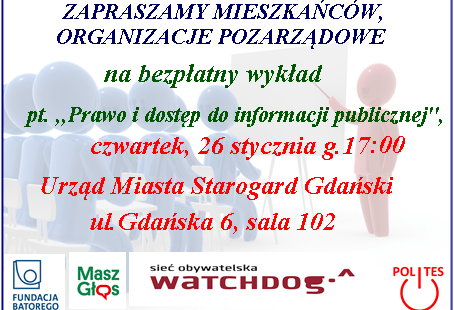 Zdjęcie do Masz głos!  Warsztaty ,,Prawo i dostęp do informacji publicznej''