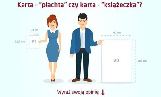 Zdjęcie do Karta "płachta" czy karta "książeczka"?