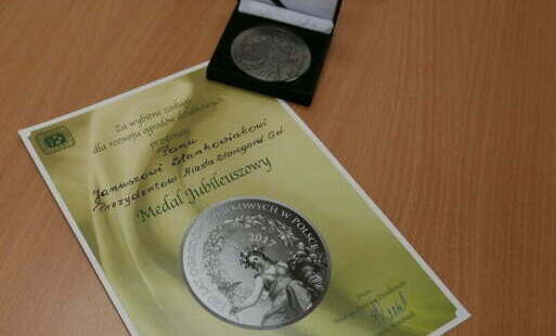 Zdjęcie do Medal od Polskiego Związku Działkowc&oacute;w