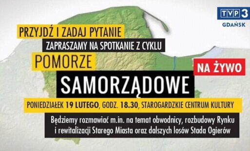 Zdjęcie do Będziemy rozmawiać o Starogardzie na antenie TVP Gdańsk