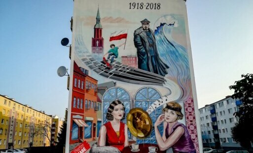 Zdjęcie do Nowy mural zdobi Starogard