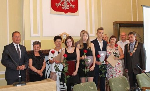 Zdjęcie do Maturzyści nagrodzeni