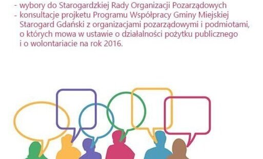 Zdjęcie do NGO powołają Starogardzką Radę Organizacji Pozarządowych