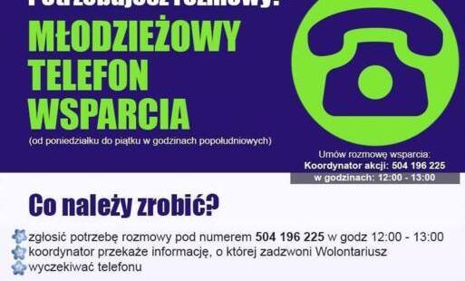Zdjęcie do Młodzieżowy Telefon Wsparcia w Starogardzie