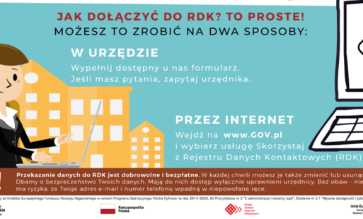 Zdjęcie do Dołącz do Rejestru Danych Kontaktowych i ogranicz wizyty w urzędach