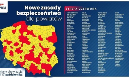 Zdjęcie do Starogard czerwony czyli jeszcze więcej obostrzeń