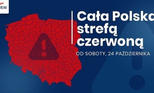 Zdjęcie do Cała Polska w strefie czerwonej! Kolejne obostrzenia