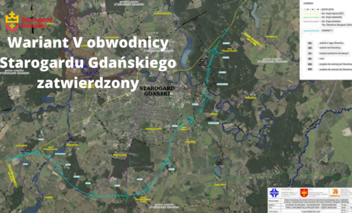 Zdjęcie do Przebieg starogardzkiej obwodnicy zatwierdzony. Jest zielone światło dla jej budowy