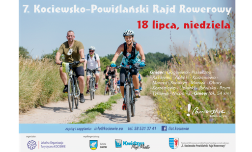 Zdjęcie do Lokalna Organizacja Turystyczna Kociewie zaprasza na 7. Kociewsko-Powiślański Rajd Rowerowy!