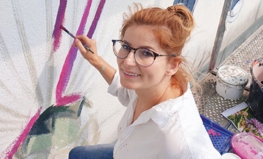 Zdjęcie do Daj Dziecku Siłę. W Starogardzie powstaje nowy mural