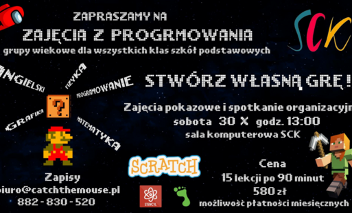 Zdjęcie do Zajęcia z programowania w Starogardzkim Centrum Kultury