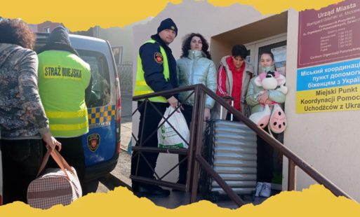 Zdjęcie do Straż Miejska pomaga uchodźcom z Ukrainy