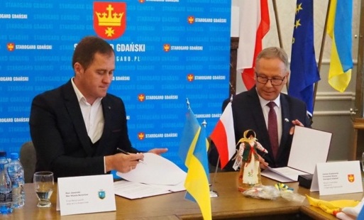 Zdjęcie do Borysław miastem partnerskim Starogardu