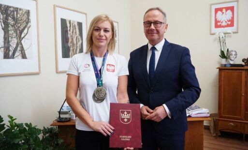 Zdjęcie do Złoty medal na koncie i kolejne wyzwania. Angelika Wanta gościem Prezydenta Miasta