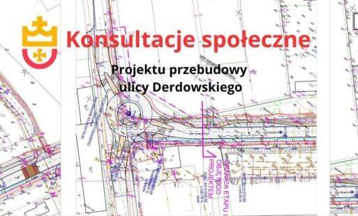 Zdjęcie do Konsultacje społeczne planu przebudowy ul. Derdowskiego