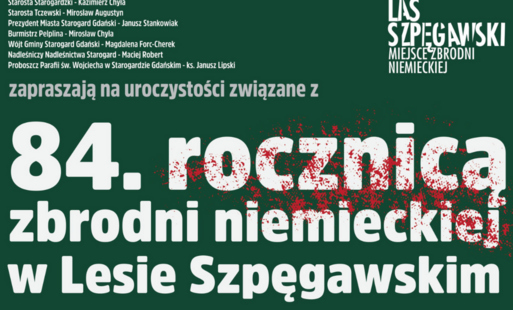 Zdjęcie do 84. rocznica zbrodni niemieckiej w Lesie Szpęgawskim. Zapraszamy na uroczystości