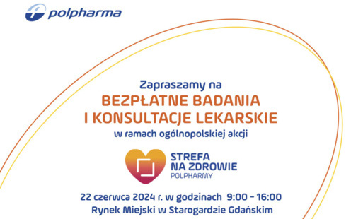 Zdjęcie do Bezpłatne badania dla mieszkańc&oacute;w Starogardu Gdańskiego w ramach akcji Strefa na Zdrowie Polpharmy