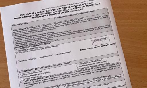 Zdjęcie do Obowiązek złożenia nowych deklaracji o wysokości opłaty za gospodarowanie odpadami komunalnymi przez właścicieli nieruchomości niezamieszkałych