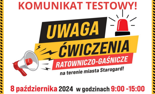 Zdjęcie do UWAGA! Komunikat testowy
