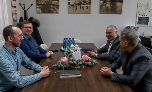 Zdjęcie do Rozmawiali o wsp&oacute;łpracy Zarządu Dr&oacute;g Wojew&oacute;dzkich z Miastem Starogard