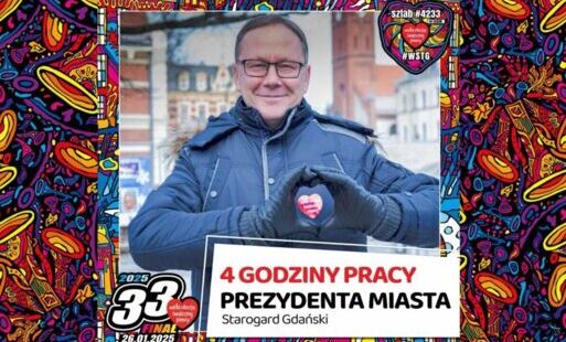 Zdjęcie do 4 godziny pracy Prezydenta Miasta ponownie do wzięcia. Przed nami 33. Finał WOŚP w Starogardzie Gdańskim