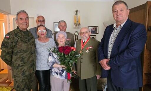 Zdjęcie do 95 urodziny ppłk Tadeusza Bednarka