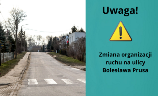 Zdjęcie do Zmiana organizacji ruchu na ul. Prusa