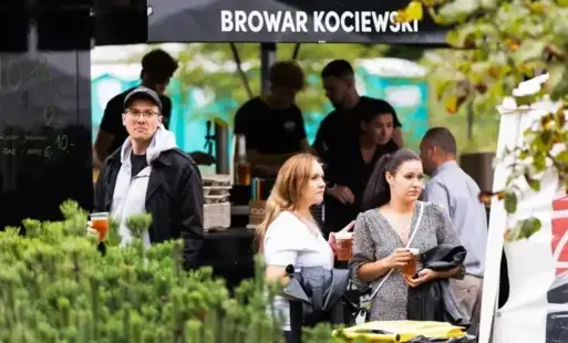Uczestnicy starogardzkiego święta piwa.