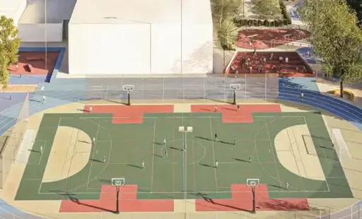 Wizualizacja boiska sportowego
