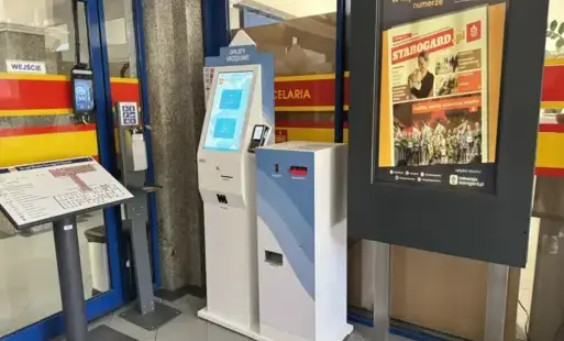 Zdjęcie opłatomatu.