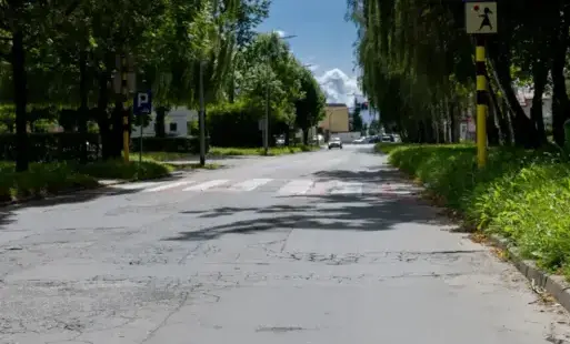 widok na ulicę