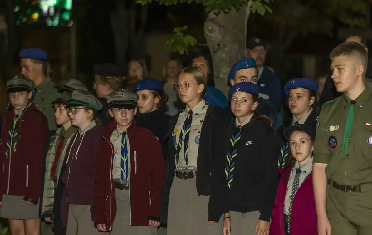 Zdjęcie do Zapłonął znicz pamięci. 87. rocznica wybuchu II wojny światowej