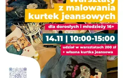 Warsztaty malowania kurtek jeansowych