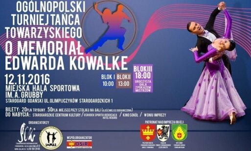 Zdjęcie do Og&oacute;lnopolski Turniej Tańca Towarzyskiego. I Memoriał Edwarda Kowalke