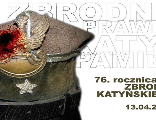 76. rocznica Zbrodni Katyńskiej – zapraszamy na uroczystości